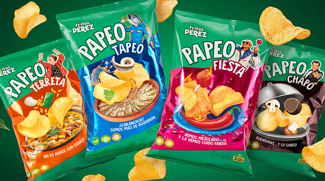 diseño packaging snacks papeo fritos perez packaging patatas fritas diseño branding bolsa snacks diseño packaging branding snacks papeo fritos perez